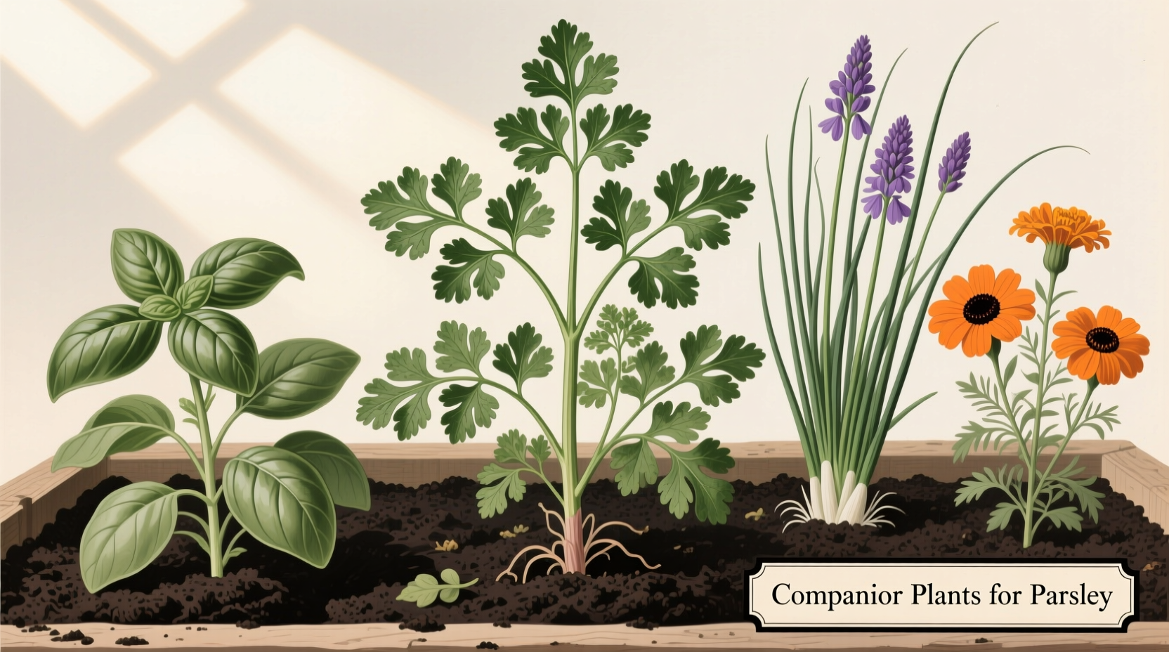 companion plants for parsley