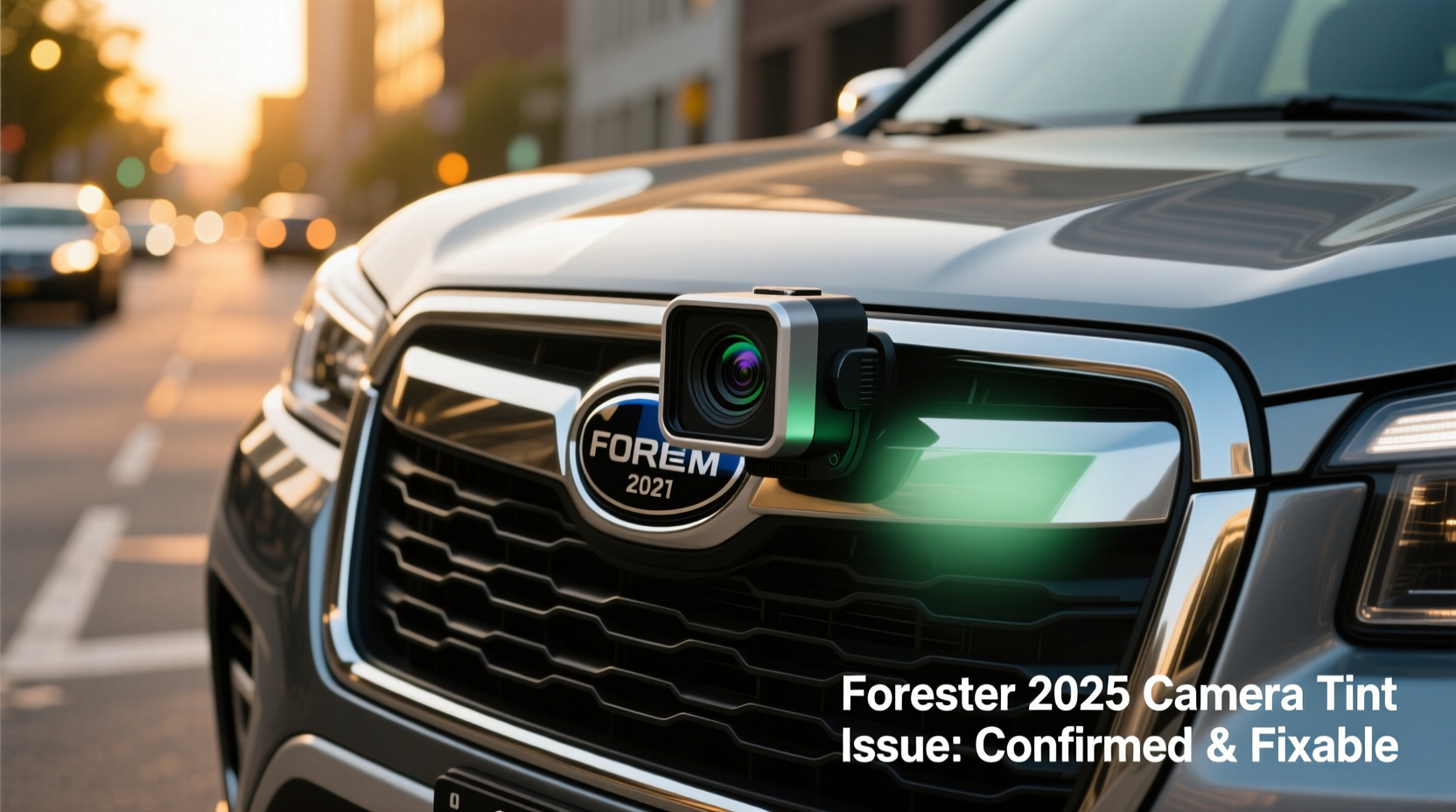 forester 2025 camera tint issue