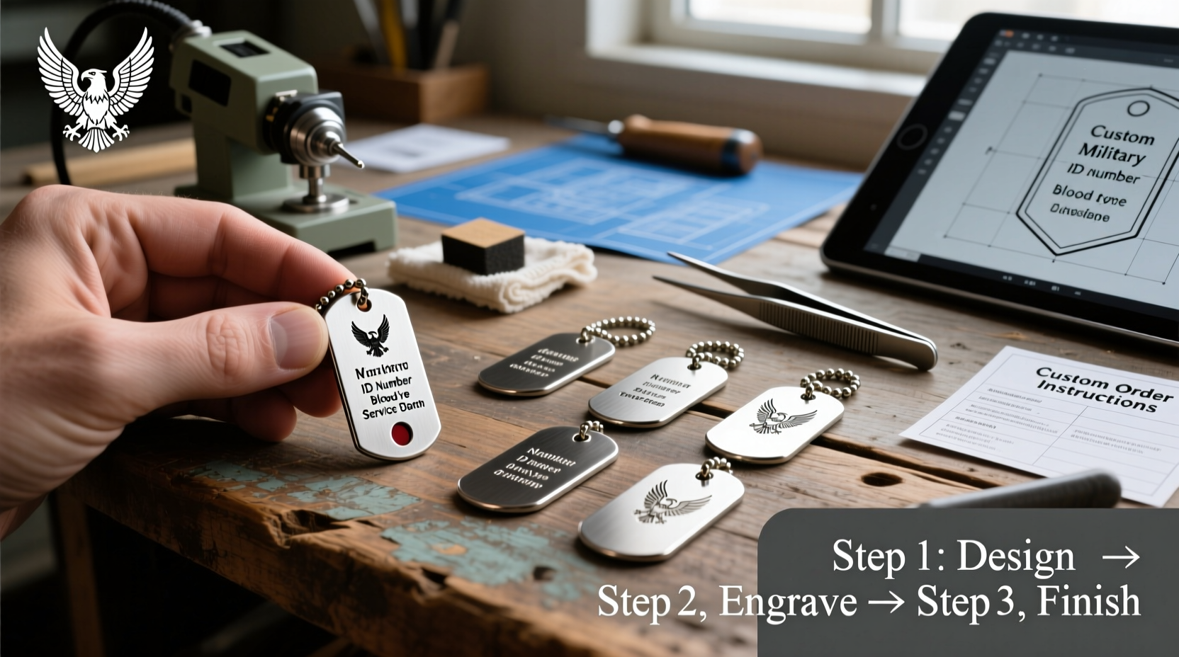 how to create personalized military dog tags a step by step guide for diy and custom orders