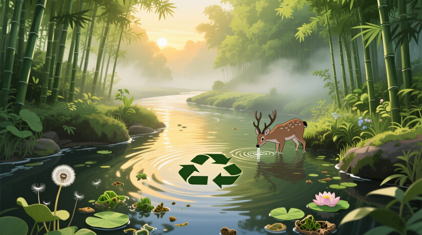 how to go green water