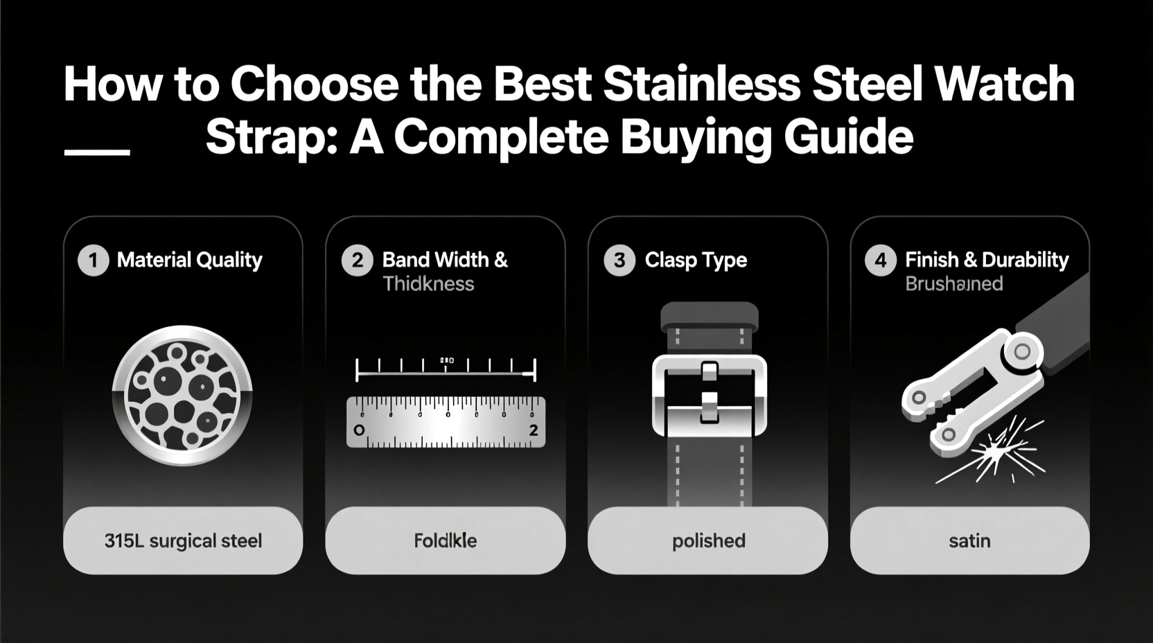 How to Choose the Best Stainless Steel Watch Strap for Your Needs