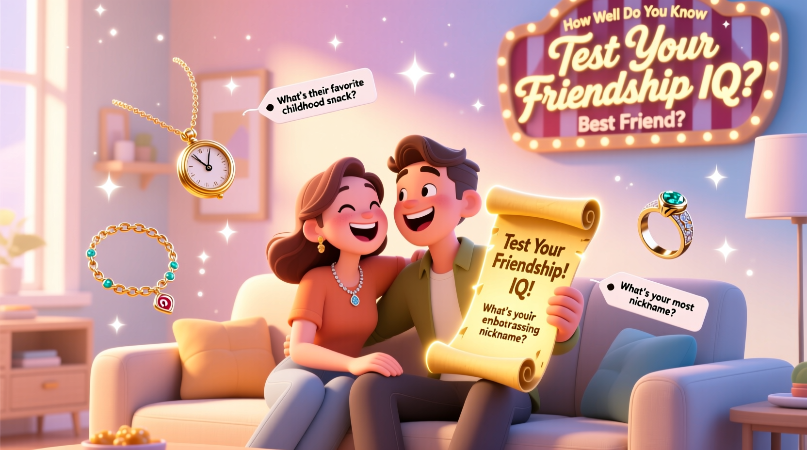 how well do i know my best friend quiz fun challenge and jewelry picks