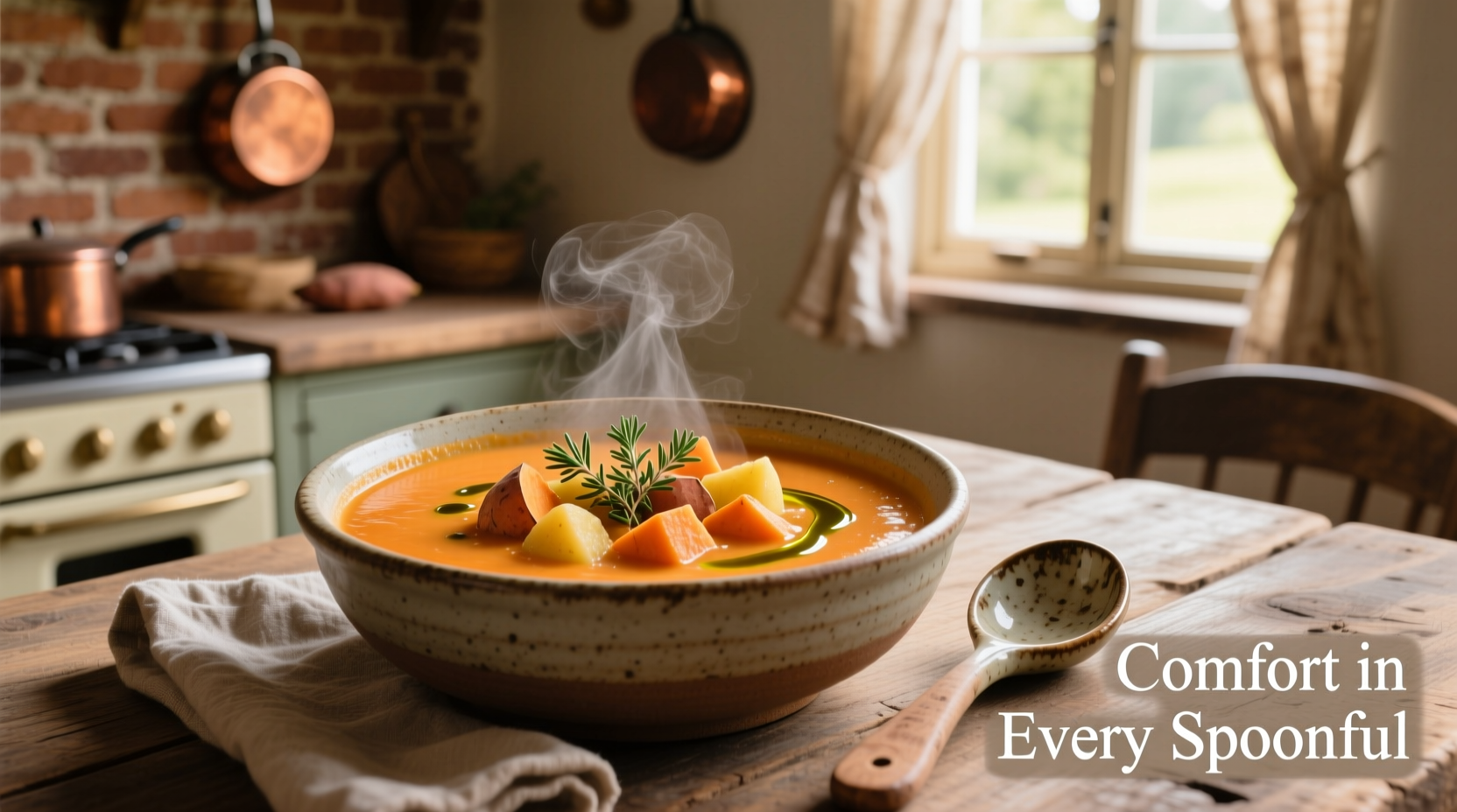 sweet potato and potato soup