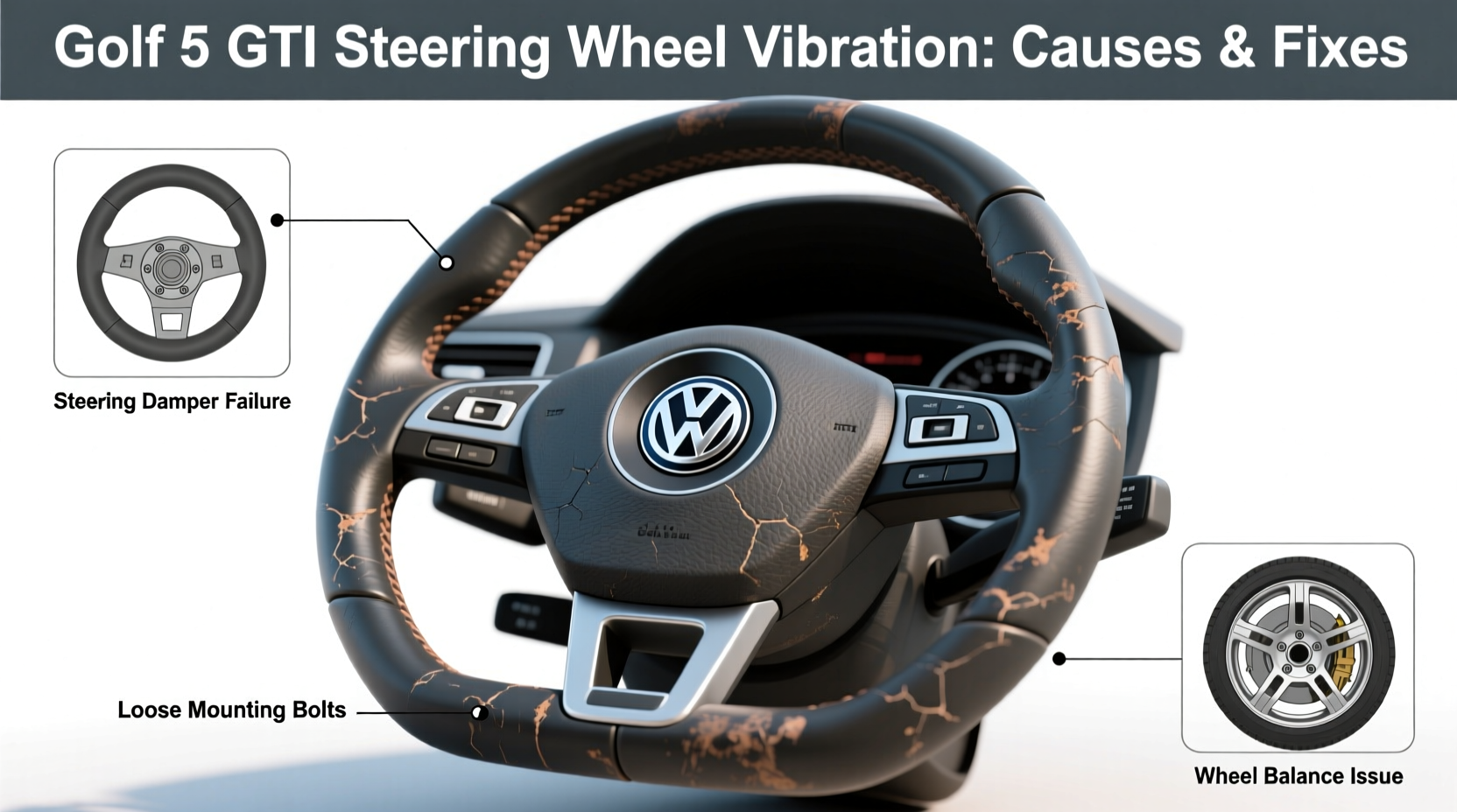 Golf 5 GTI Steering Wheel Vibration: Causes & Fixes