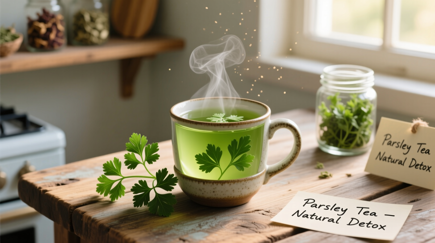 how to make a parsley tea