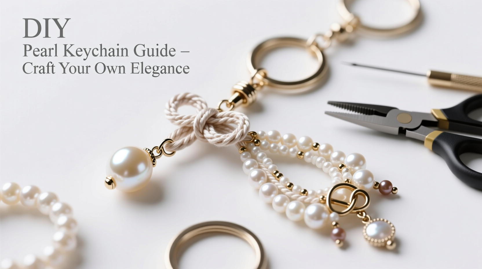 creative diy pearl string keychain ideas a complete guide to crafting your own elegant accessory