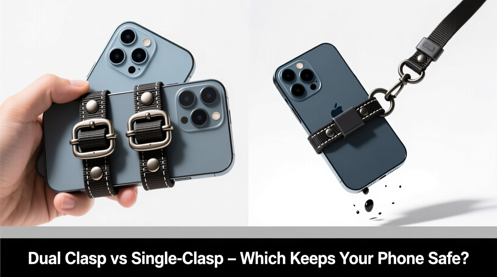 dual vs single clasp phone strap which one actually keeps your phone safe