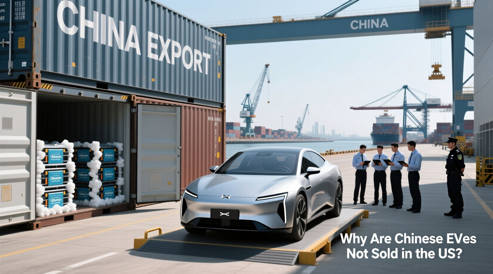 Car batteries imported from China