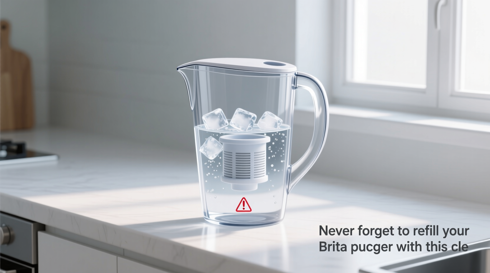 never forget to refill your brita pitcher with this cle
