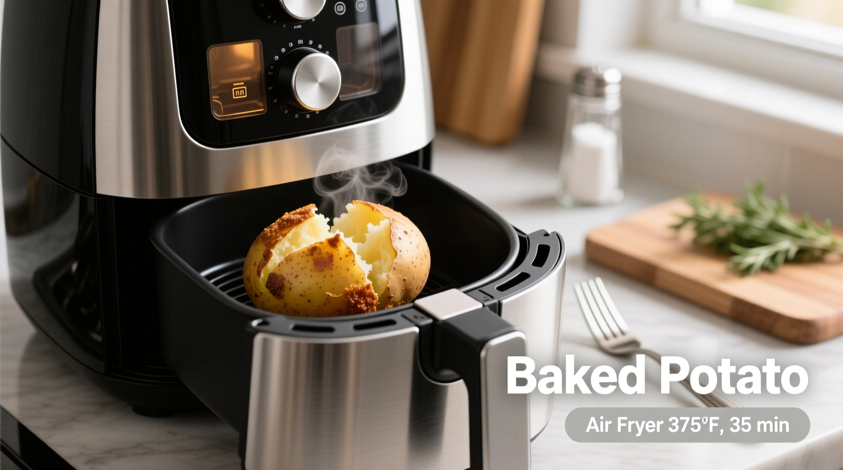 how to cook baked potato in air fryer