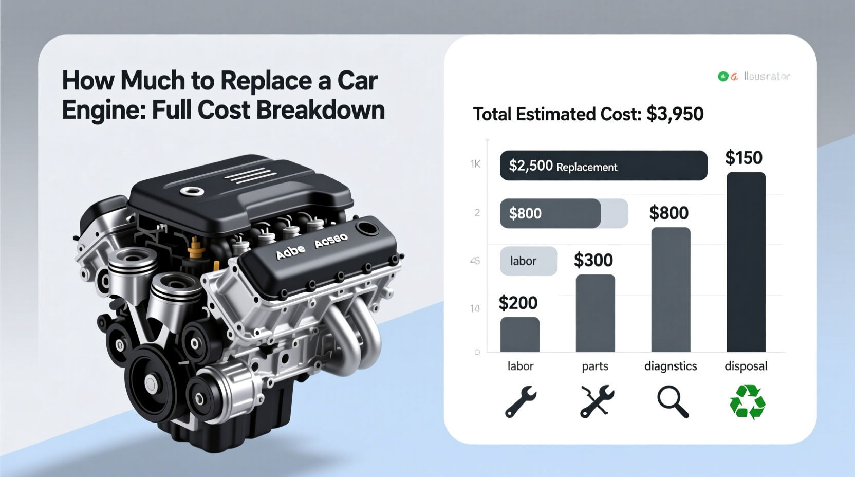how much to replace a car engine