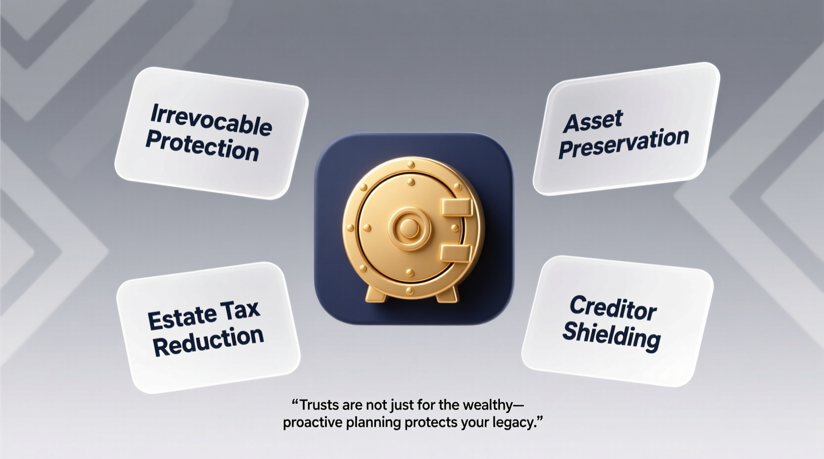 why use an irrevocable trust key benefits reasons