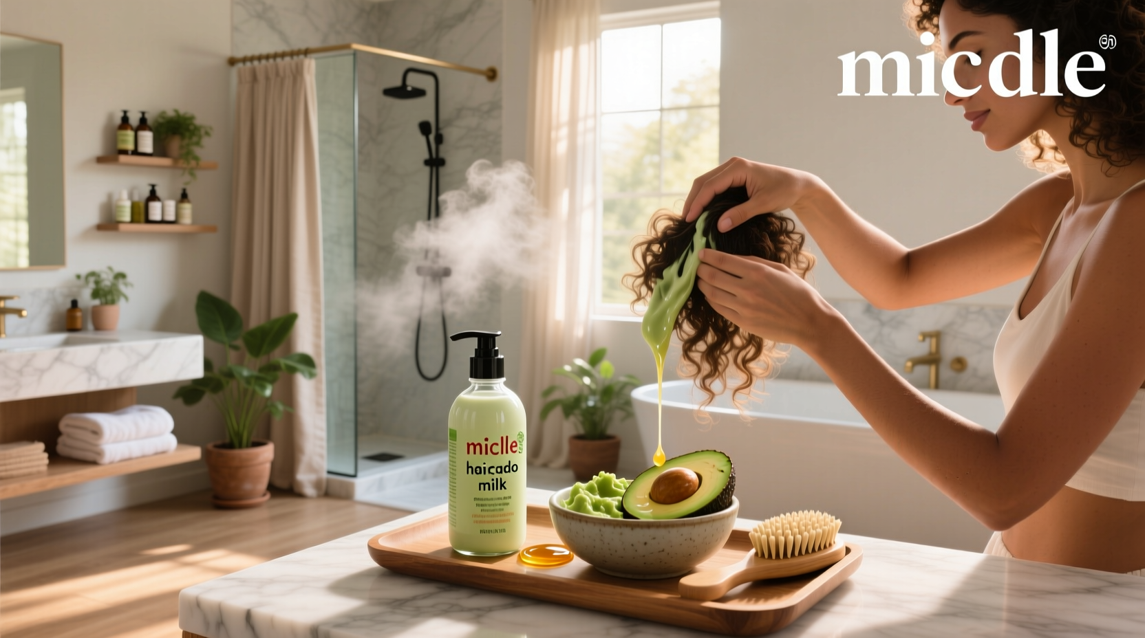 mielle avocado hair milk review