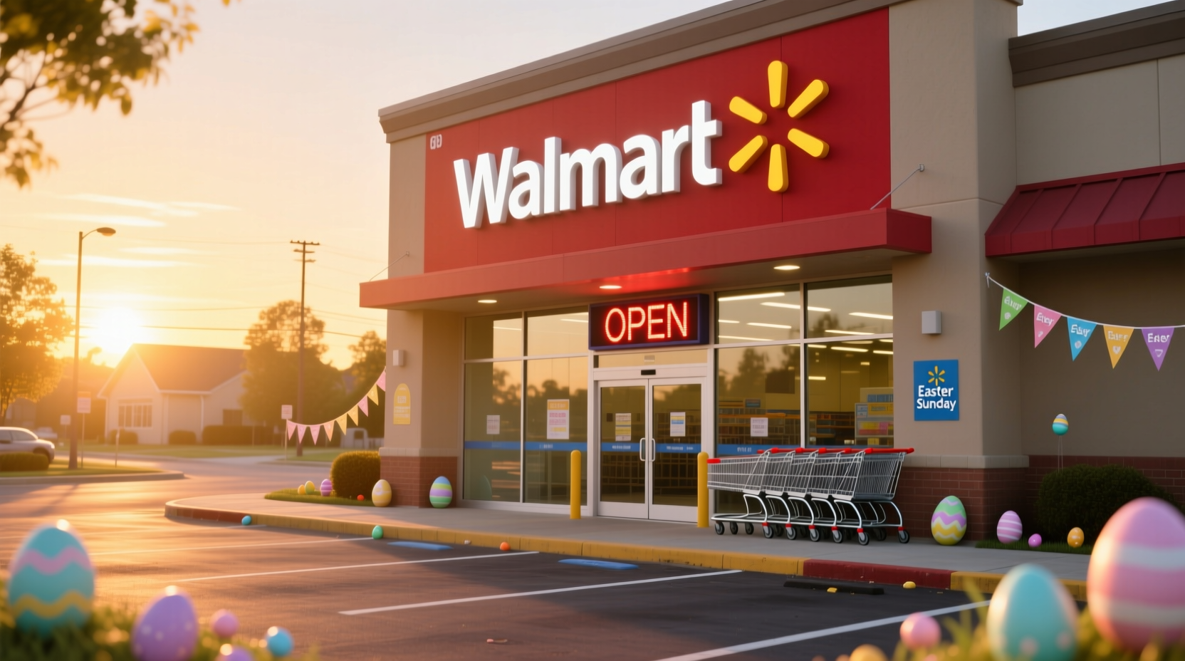 is walmart closed easter