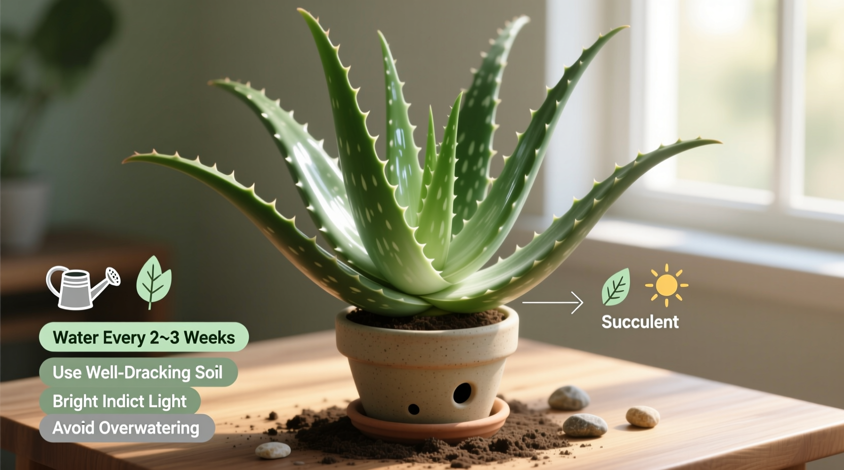 do aloe vera plants need water