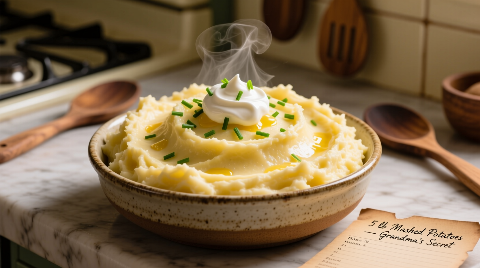 Perfect 5 Pound Mashed Potato Recipe: Serves 8-10 People