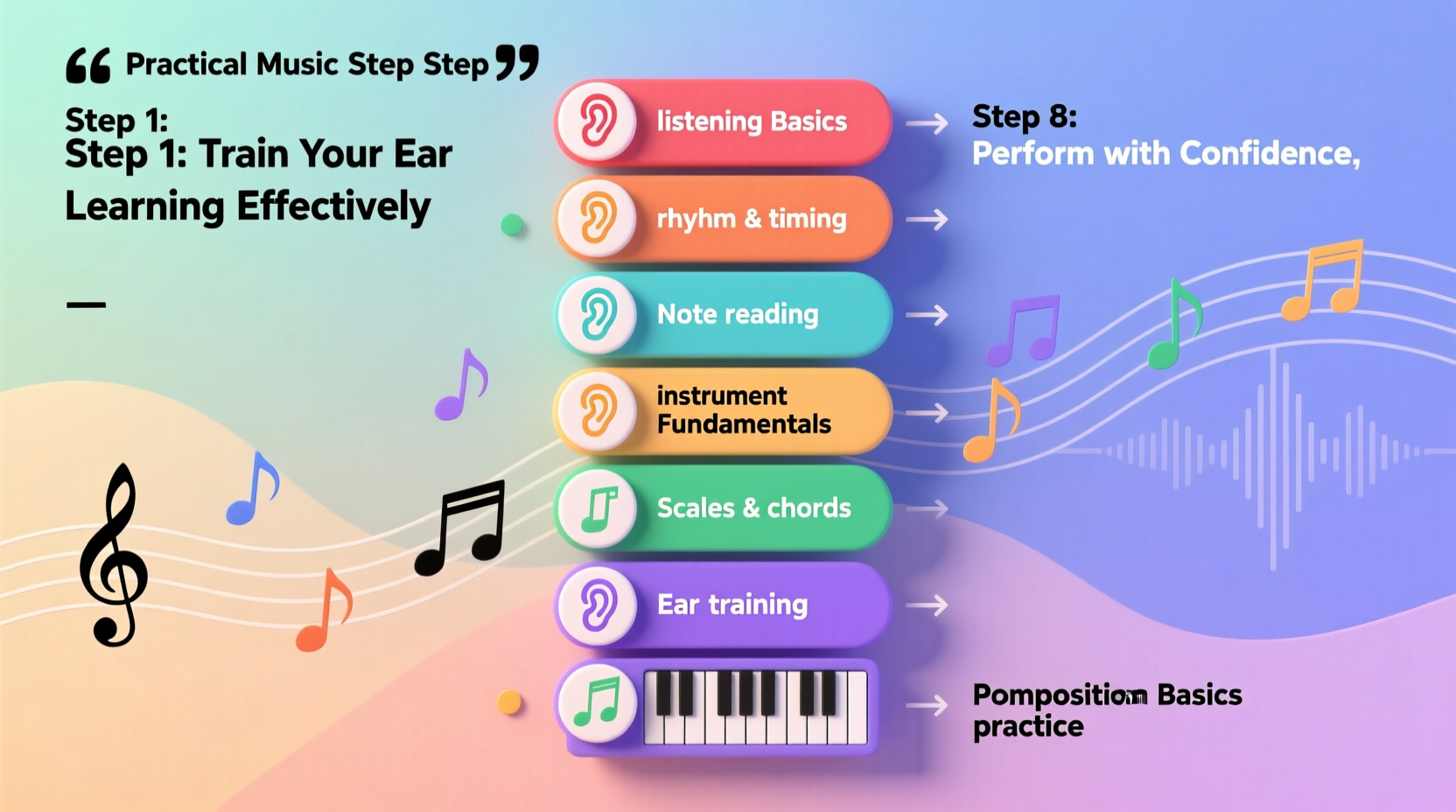 mastering music step by step a practical guide to learning music effectively