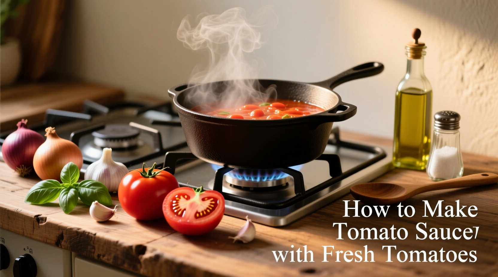 how to make tomato sauce with fresh tomatoes