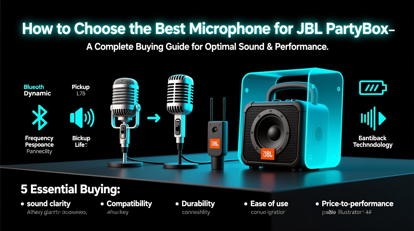 microphone jbl partybox