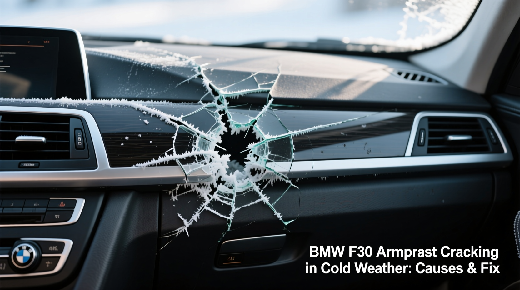 bmw f30 armrest cracking cold
