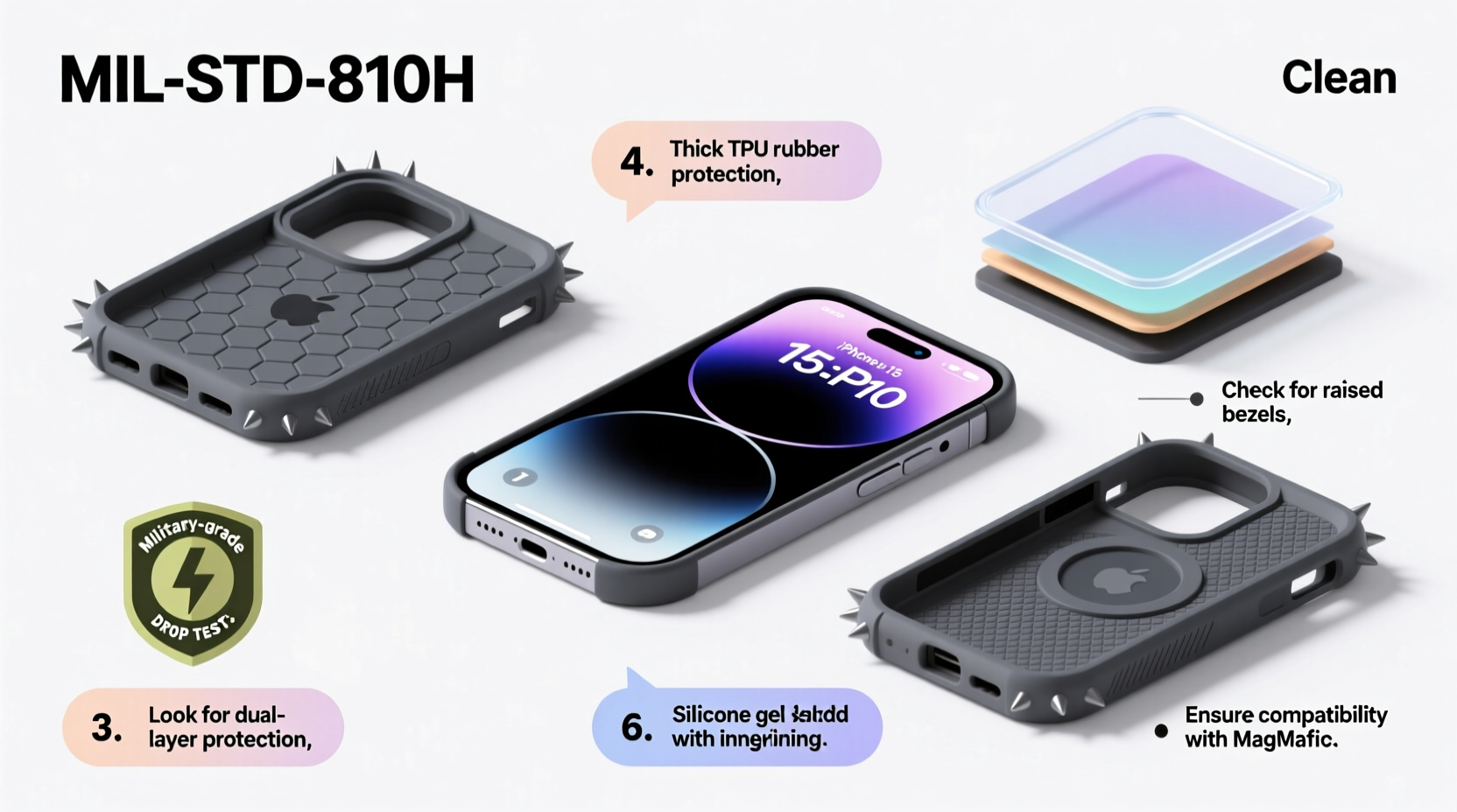 how to choose a durable shockproof iphone case key features and expert tips