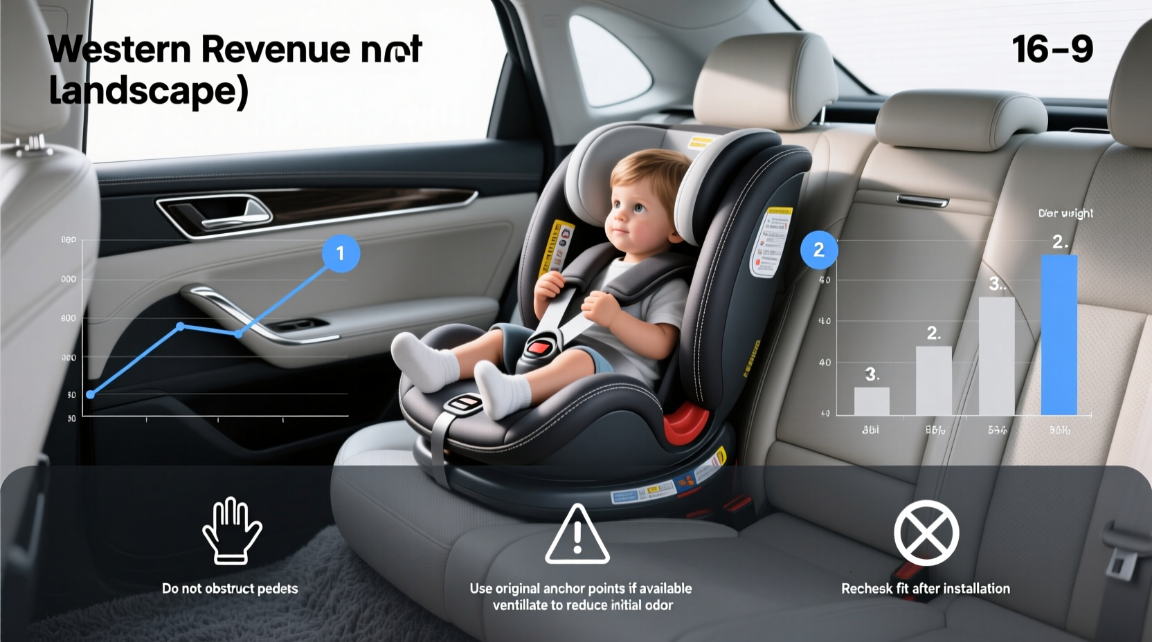 graphs of revenues and profits of child car seats