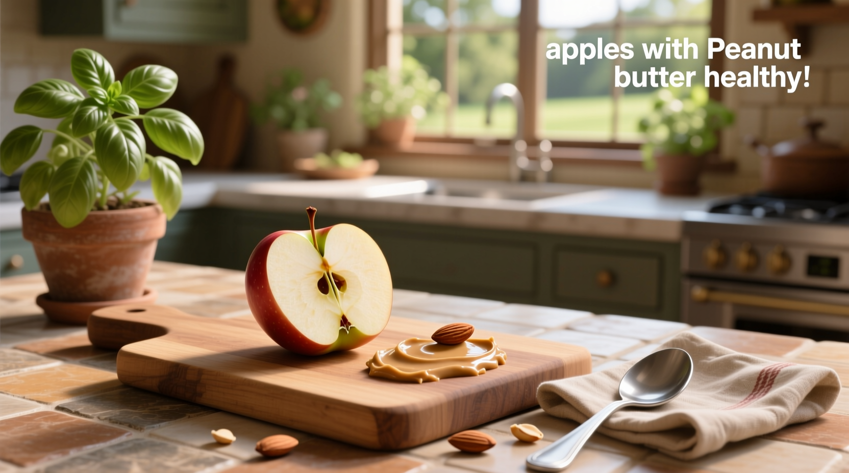 apples with peanut butter healthy snack guide