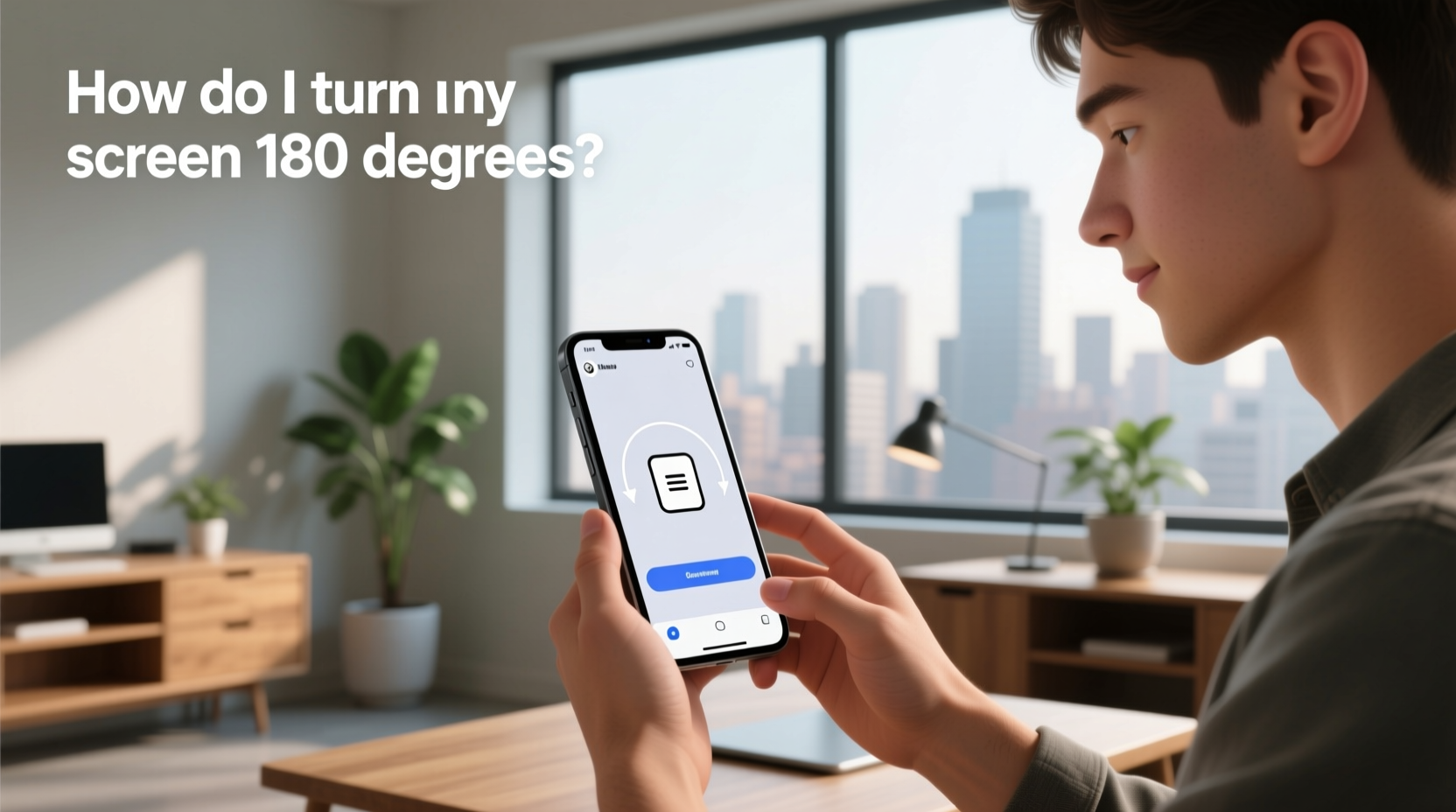 How to choose rotate android screen 180 degrees,How do I turn my screen 180 degrees?