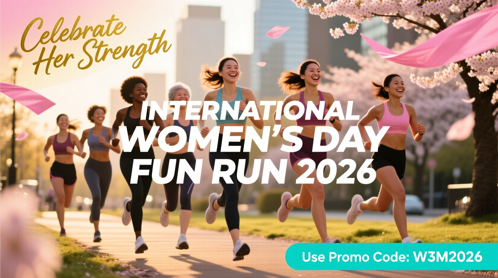 international womens day fun run promo code