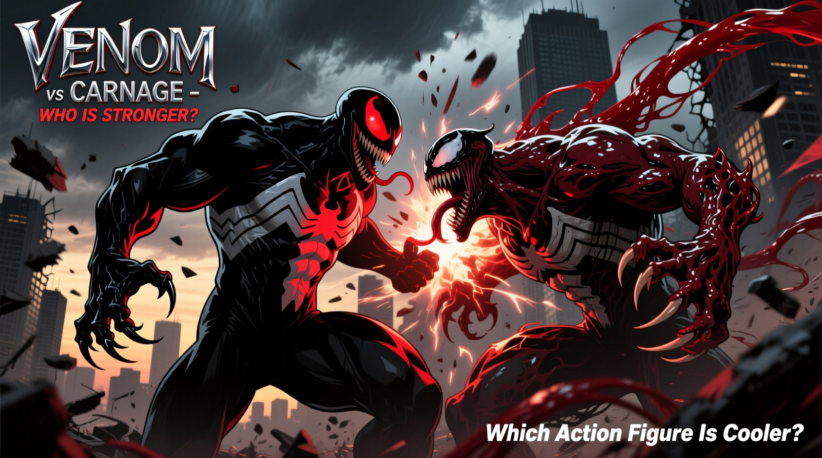 venom vs carnage which symbiote is the strongest and which action figure is cooler