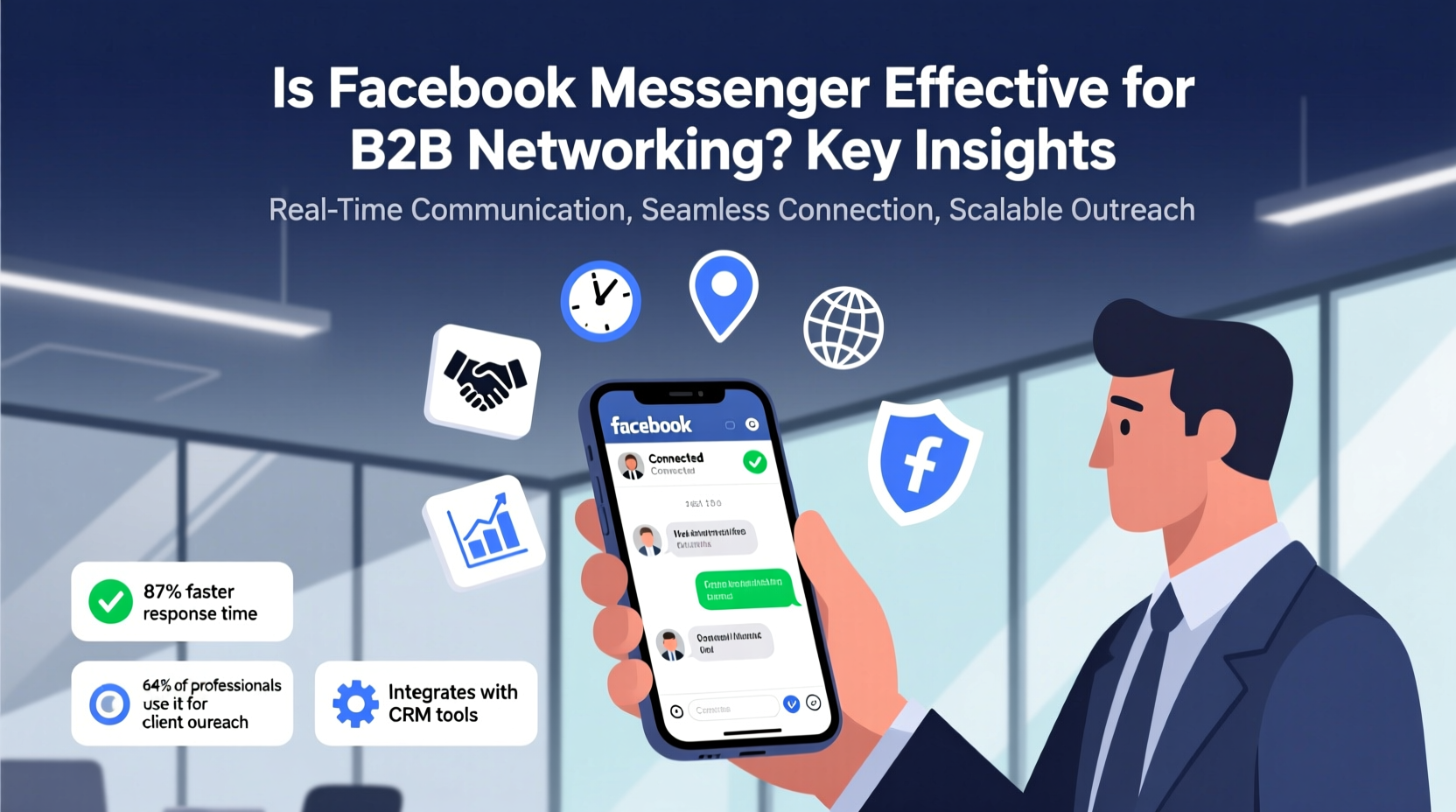 is it effective to network b2b on facebook messenger