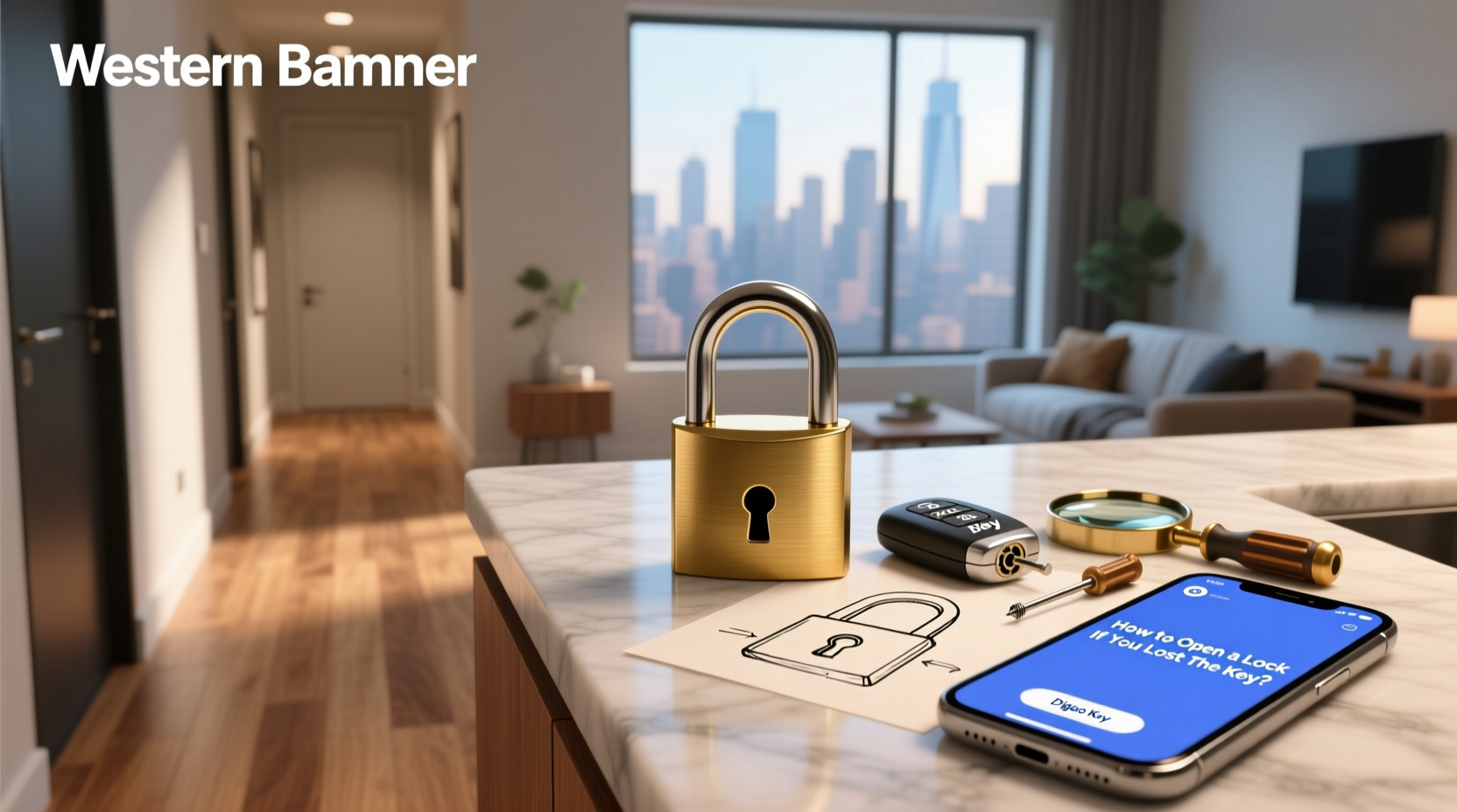 How to choose digao key,How to open a lock if you lost the key?