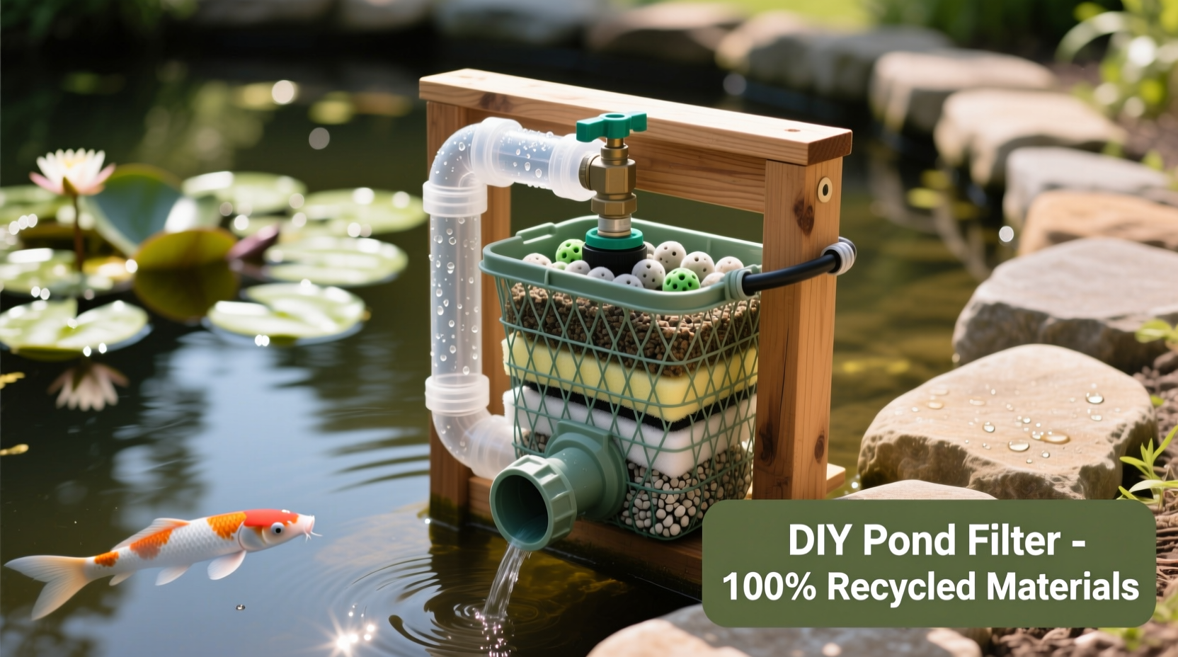diy pond filter