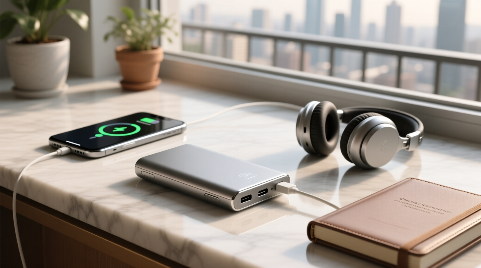 wireless charge power bank