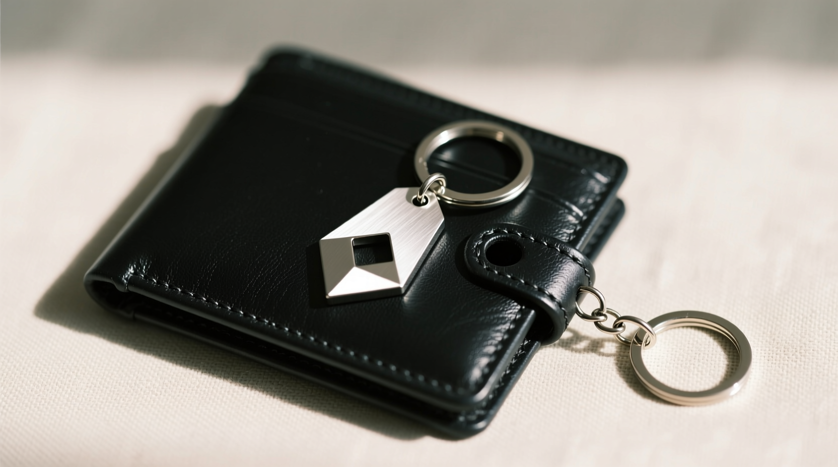 simple and secure methods to attach a metal pendant keychain to your wallet