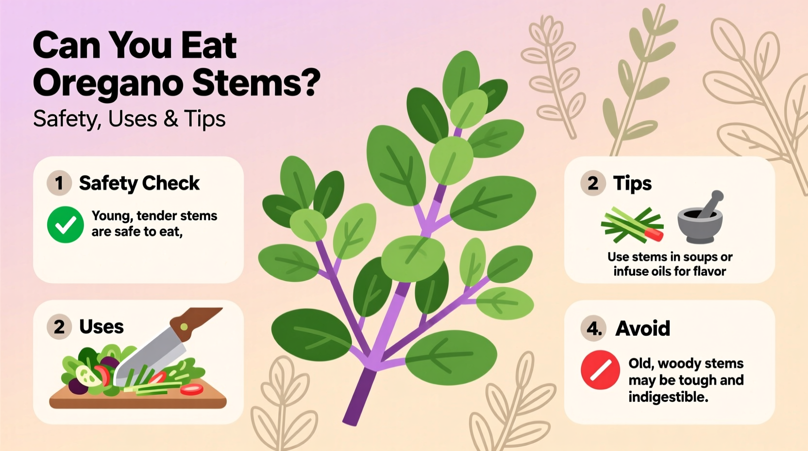 Can You Eat Oregano Stems? Safety, Uses & Tips