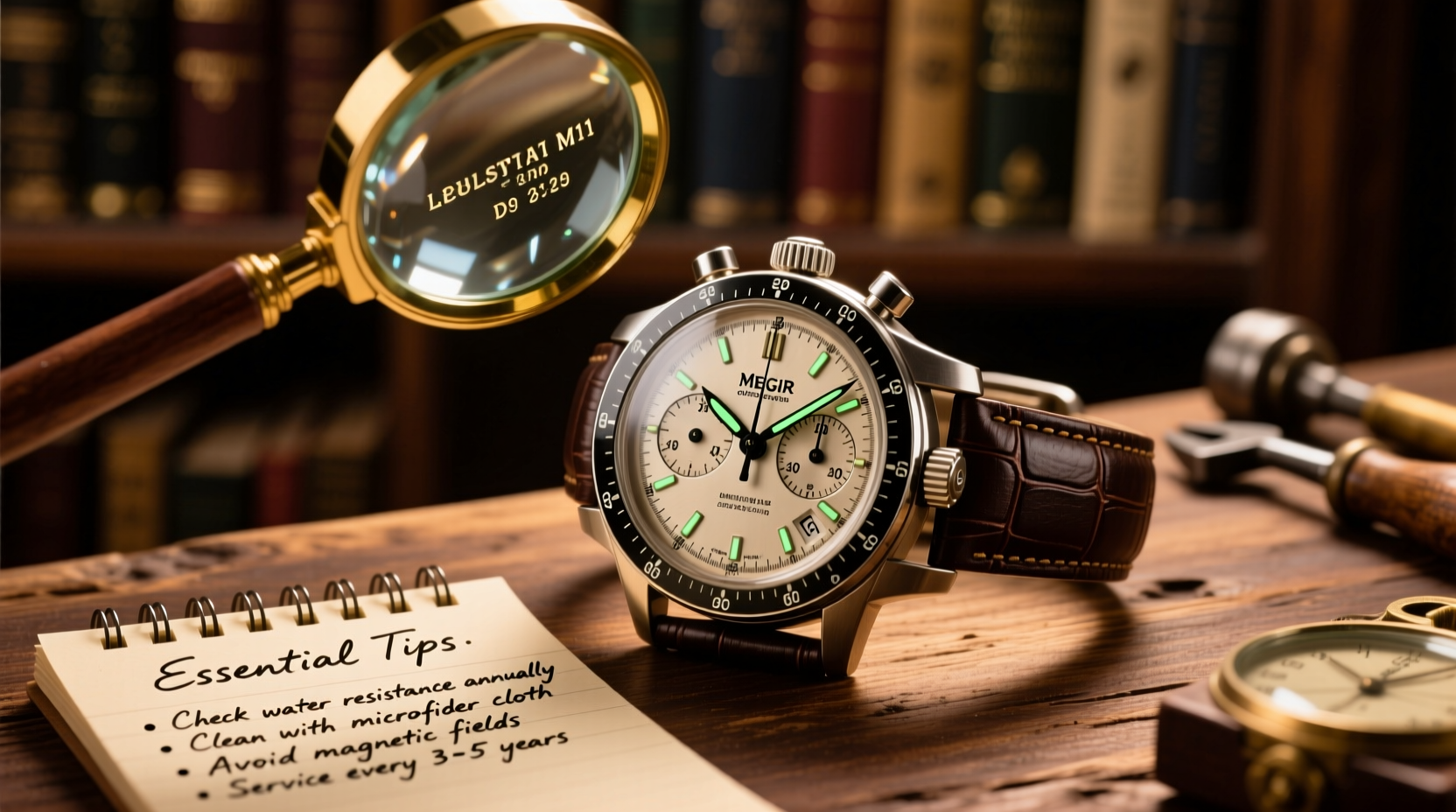 essential tips to verify and maintain accuracy of your megir chronograph watch