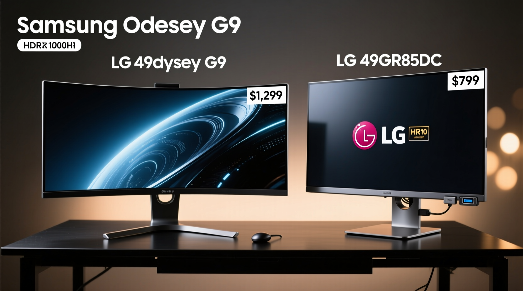 samsung odyssey g9 vs lg 49gr85dc b is the samsung worth the hype and the price