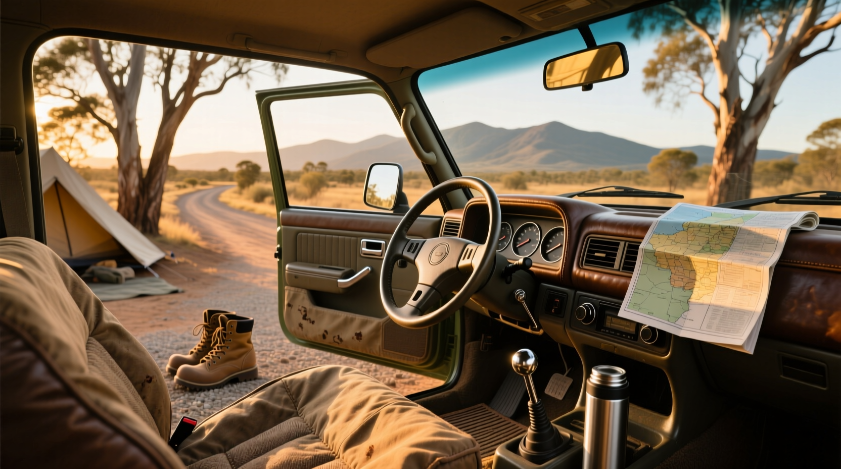 What is the Land Cruiser 70 Series interior like?