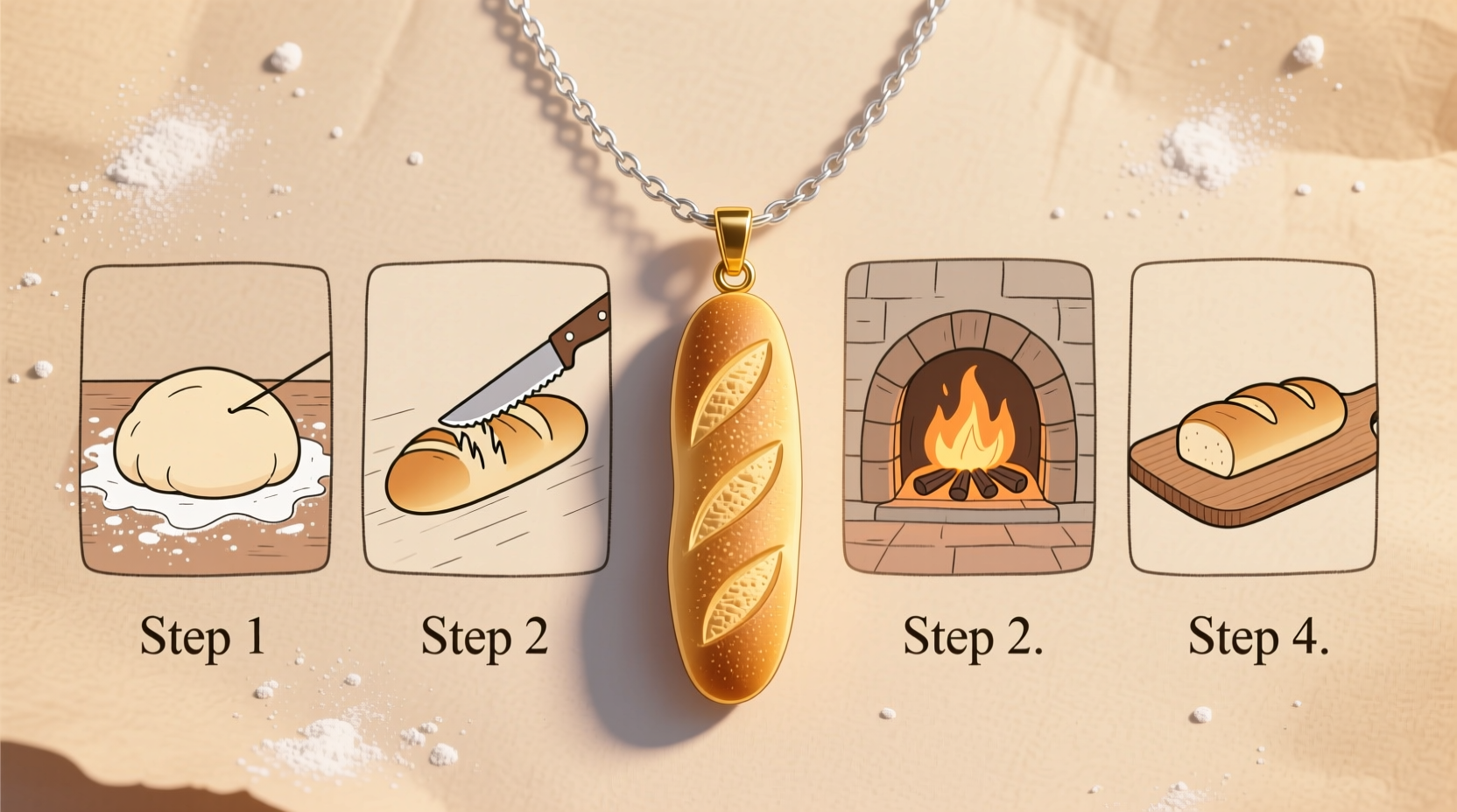 crafting your own custom baguette pendant a step by step design guide