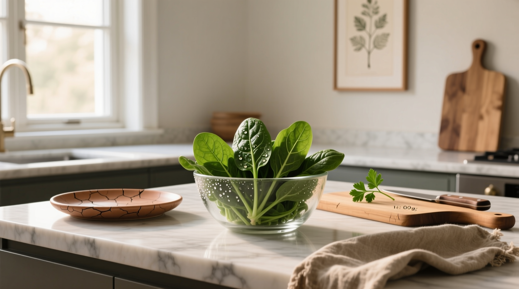 100g of spinach nutrients daily intake guide