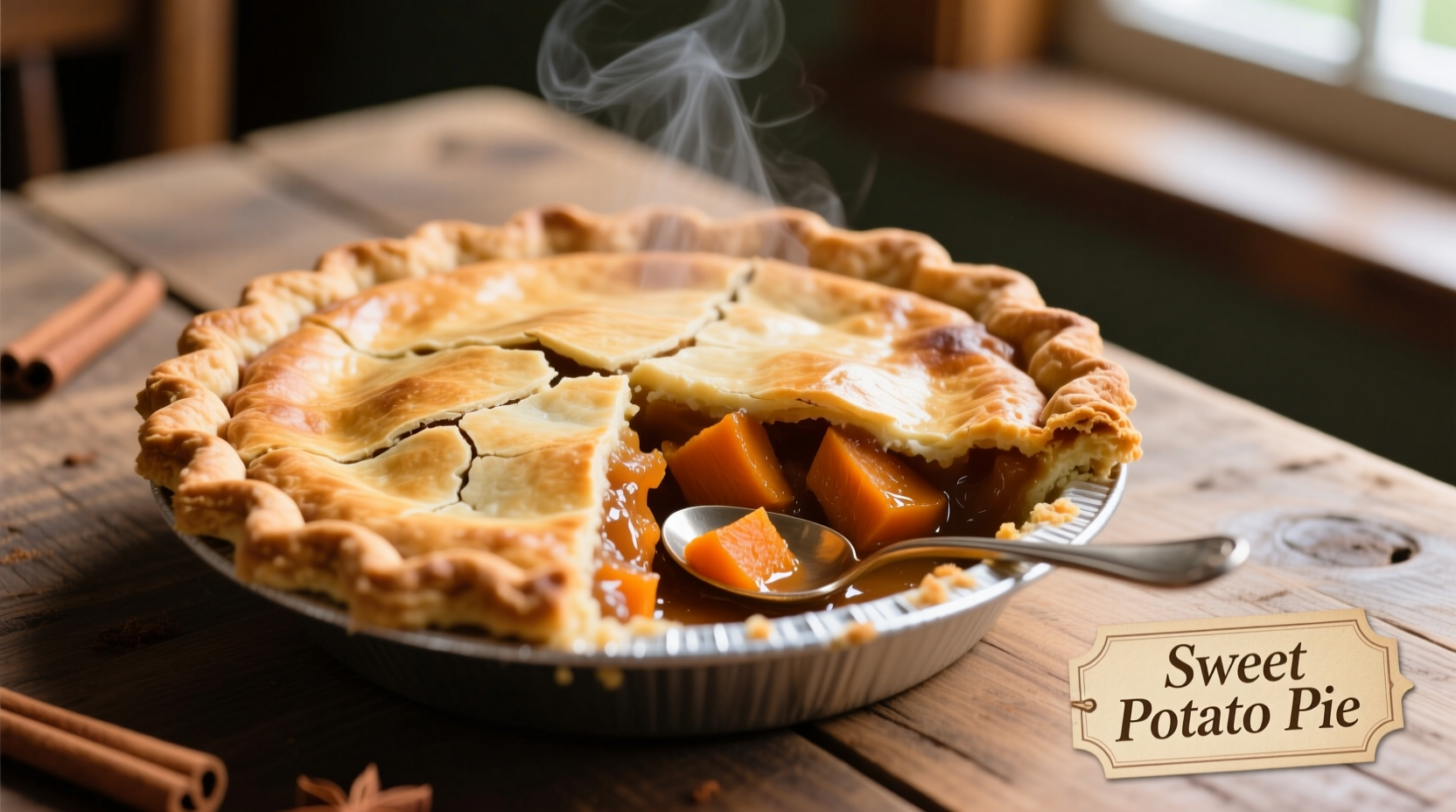 Perfect Sweet Potato Pie with Canned Yams Recipe