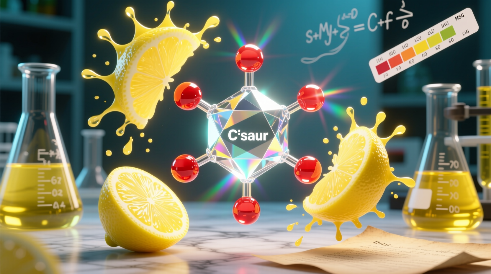 citric acid is basically sour msg