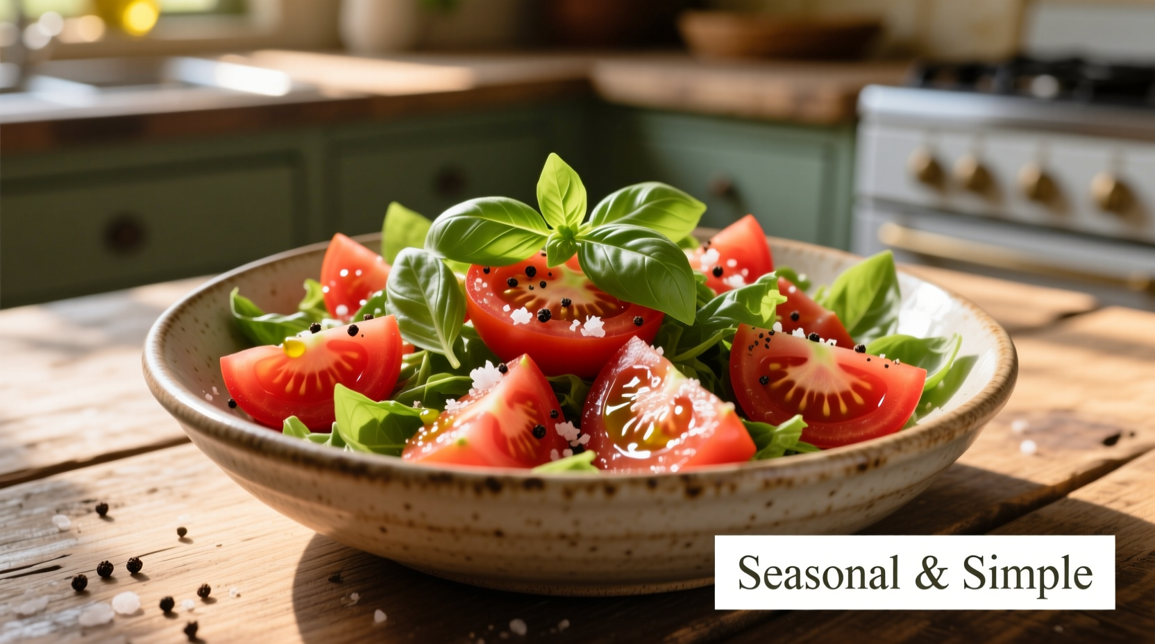 Perfect Tomato and Basil Salad Recipe in 15 Minutes