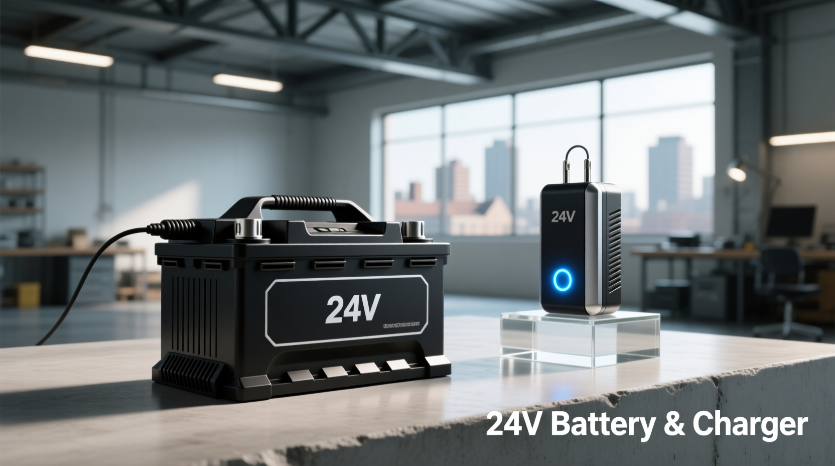 24v battery and charger