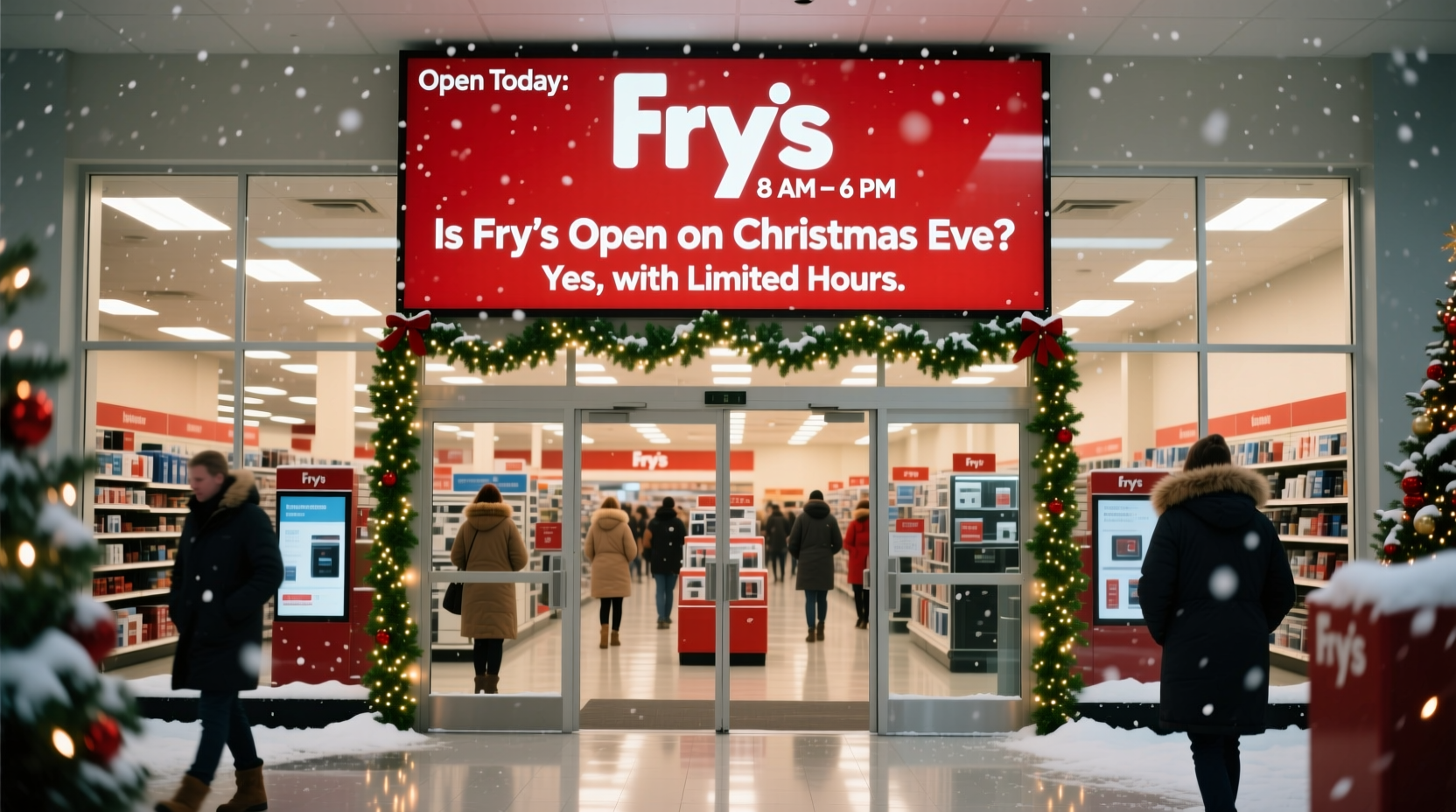 is frys open on christmas eve