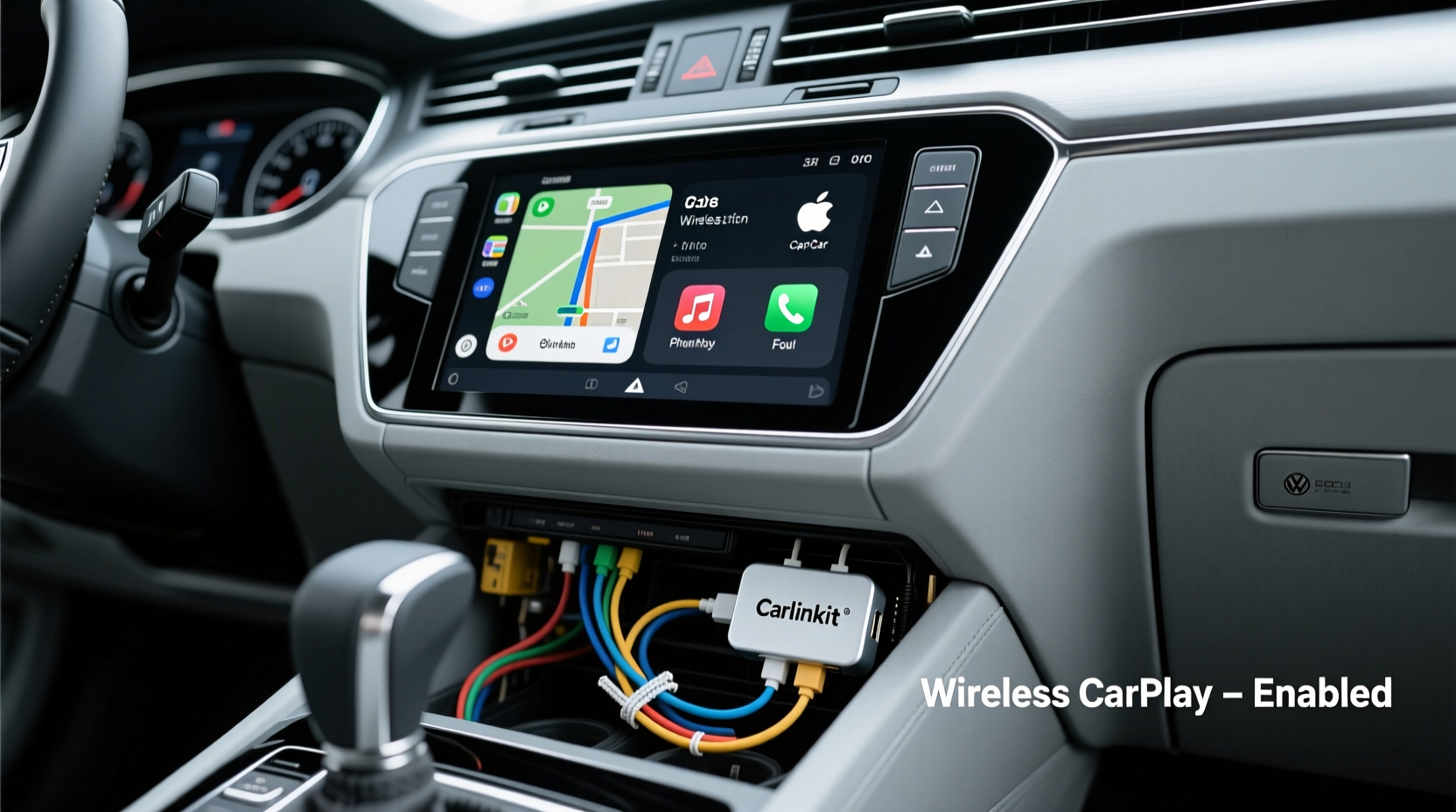 passat b8 wireless carplay install