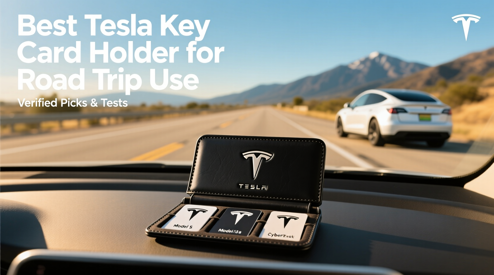 tesla key card holder road trip use