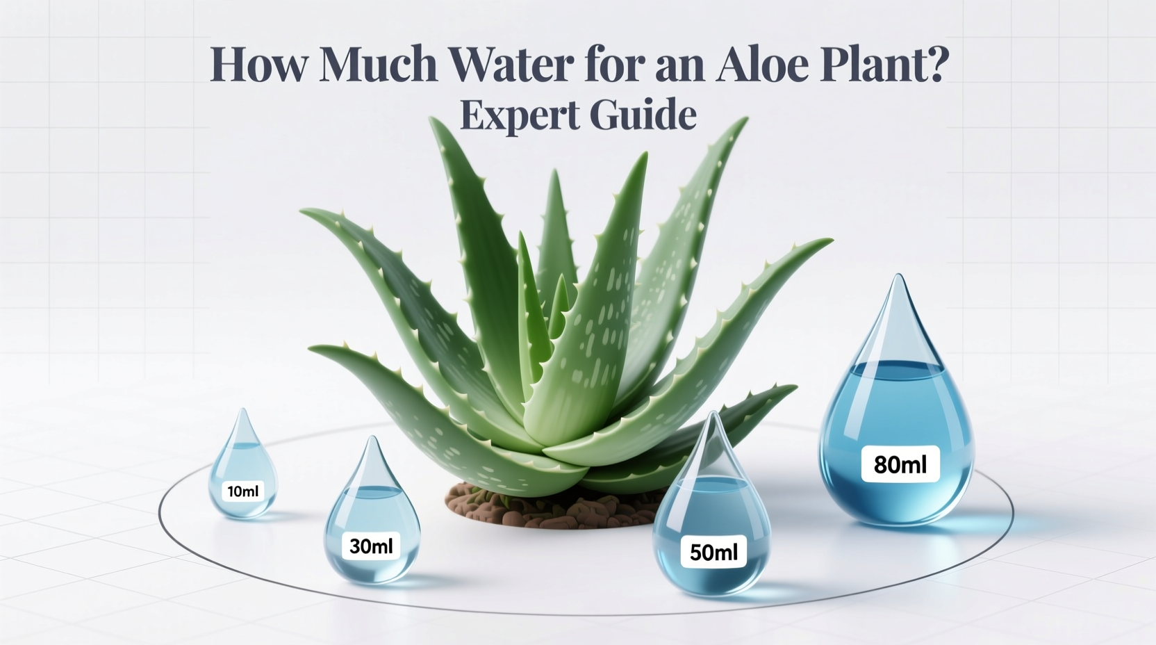 how much water for an aloe plant