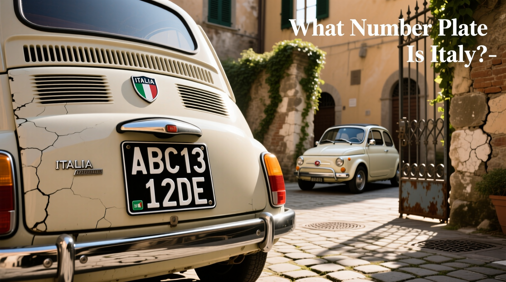 How to Choose Italy License Plate, What Number Plate Is Italy?